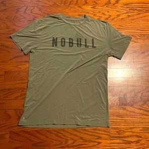 No Bull Mens Army Green T Shirt Large